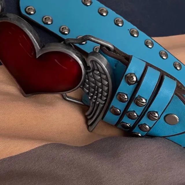 Unbranded Belts Studded novelty buckle belt product detail image 9