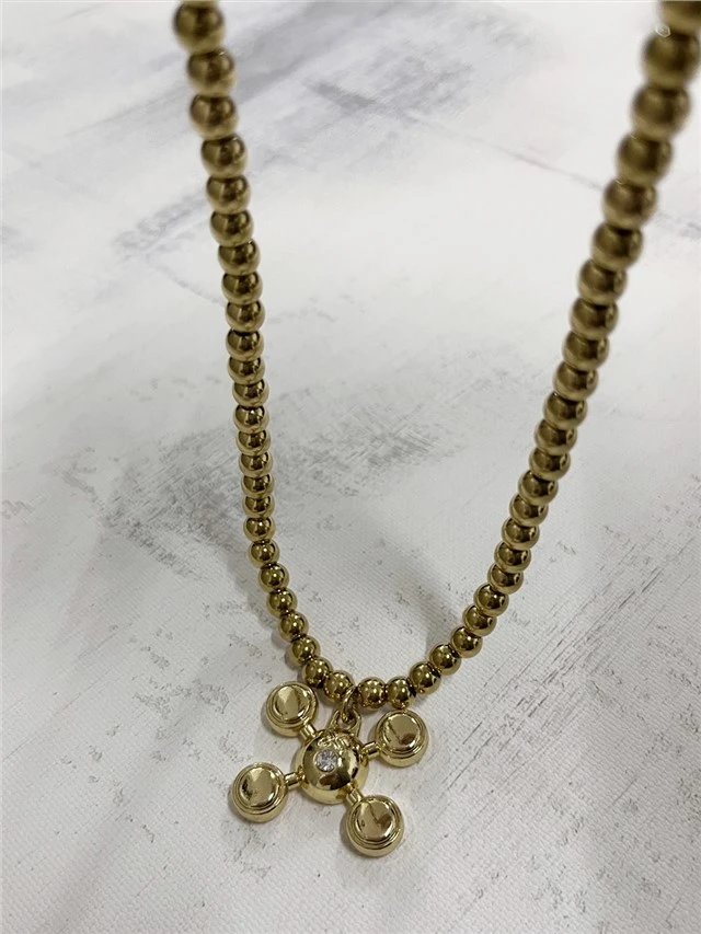 FRED XOXO Charm Yellow Gold Diamond Pendant Jewelry - 15