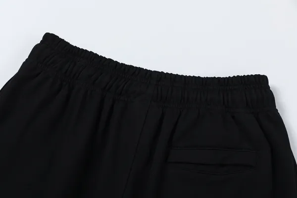 Cactus Jack Flame Graphic Drawstring Shorts Black - 15
