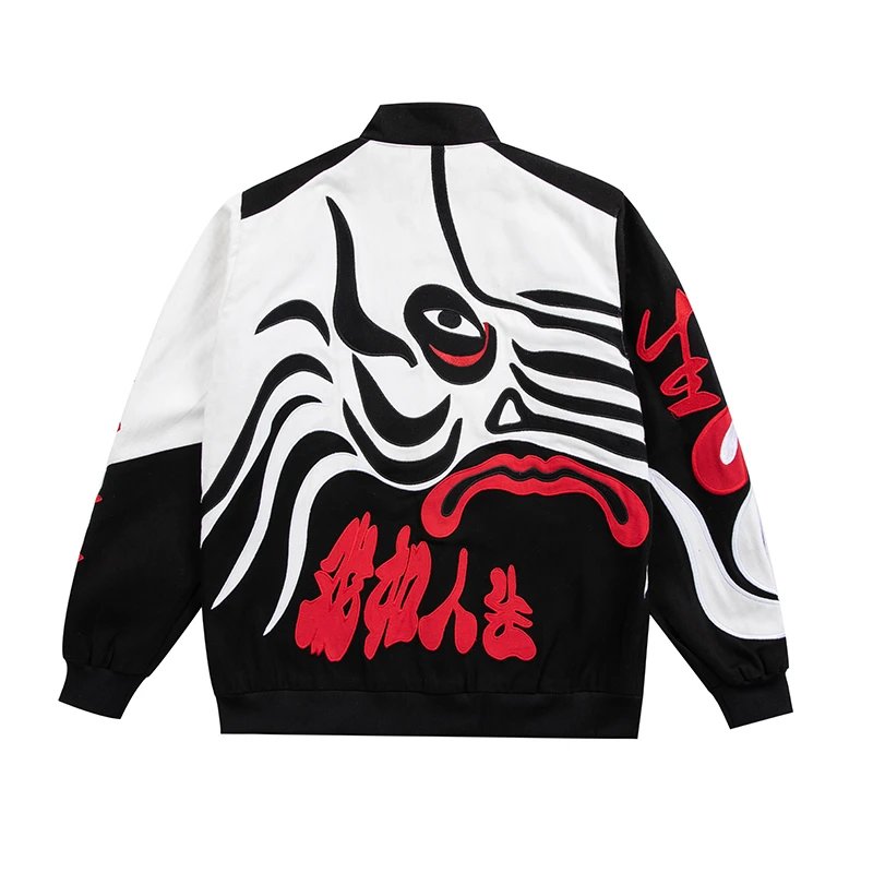 机车服棒球服上衣时尚休闲刺绣541-5521 - 131697