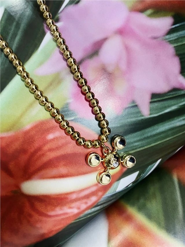 FRED XOXO Charm Yellow Gold Diamond Pendant Jewelry - 9