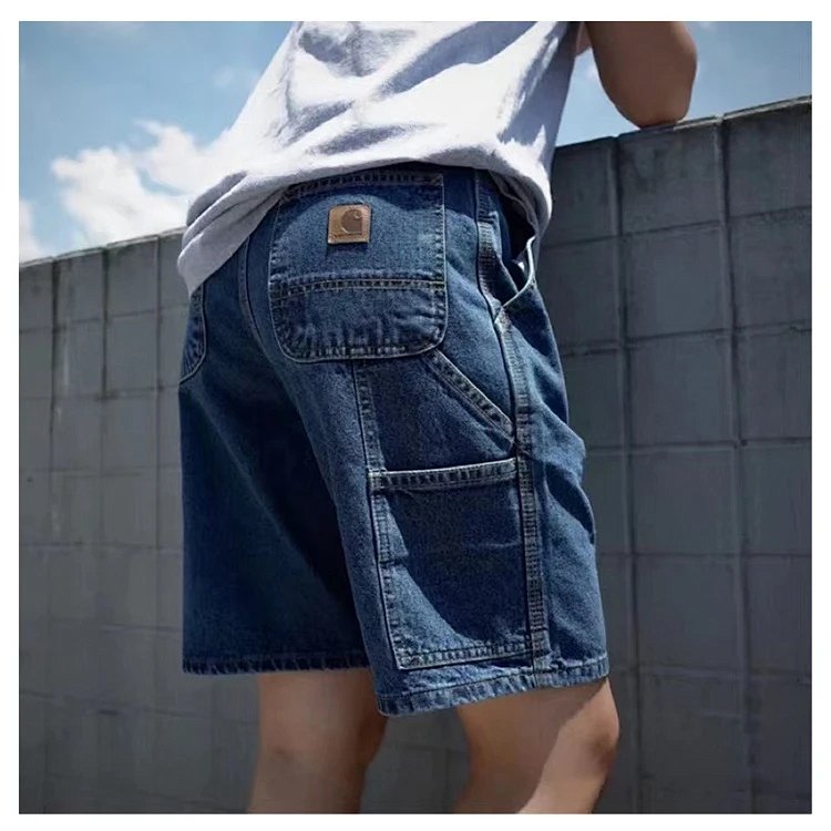 Carhartt Work In Progress Cargo Shorts Blue Denim Shorts product detail 13 in Litbuy spreadsheet finds