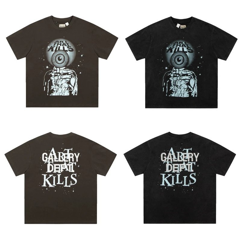 Gallery Dept ART THAT KILLS Distressed Cotton Tee