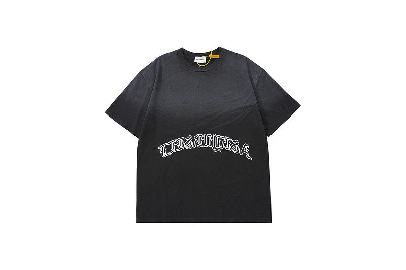 Askyurself Black Gothic Logo Cotton T-Shirt Unisex Tee