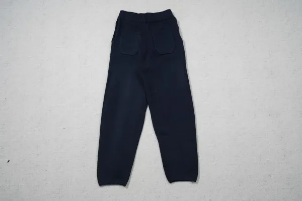 Design Sweatpants Gray and Black with Abstract Logo Print - 5