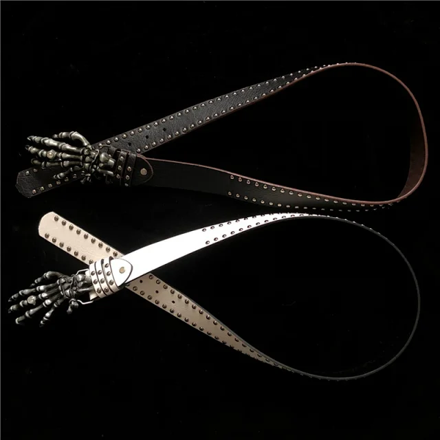 Unbranded Belts Studded novelty buckle belt product detail image 7
