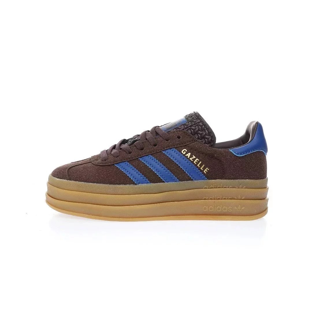 Adidas Originals Gazelle Bold — Coffee Brown Blue IG9970 colorway — USFans Spreadsheet photo