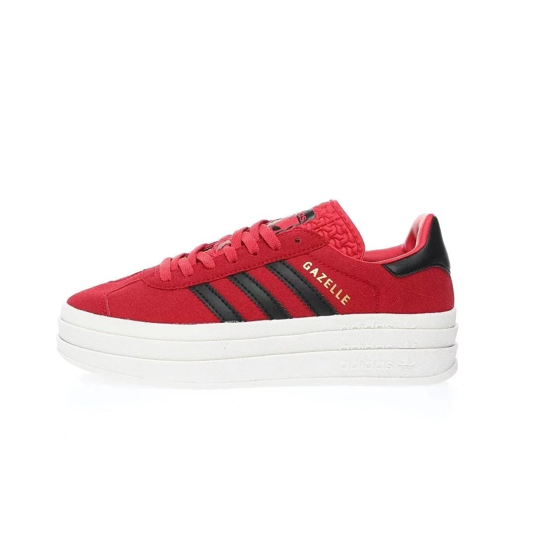 Adidas Originals Gazelle Bold — Red black and white FY7481 colorway — USFans Spreadsheet photo