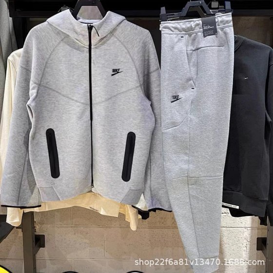 Durable small hook jacket for men's sports and leisure training, windproof spring and autumn new knitted fitness hooded jacket FB7922
