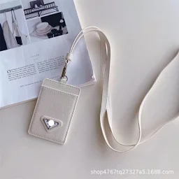 thumbnail for 大牌卡包插卡工作证卡夹挂绳挂脖卡包证件包学生证皮夹男女适用