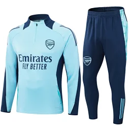 thumbnail for 2425新款足球训练服巴黎阿森纳多特马赛巴萨马竞切尔西AC长袖套装