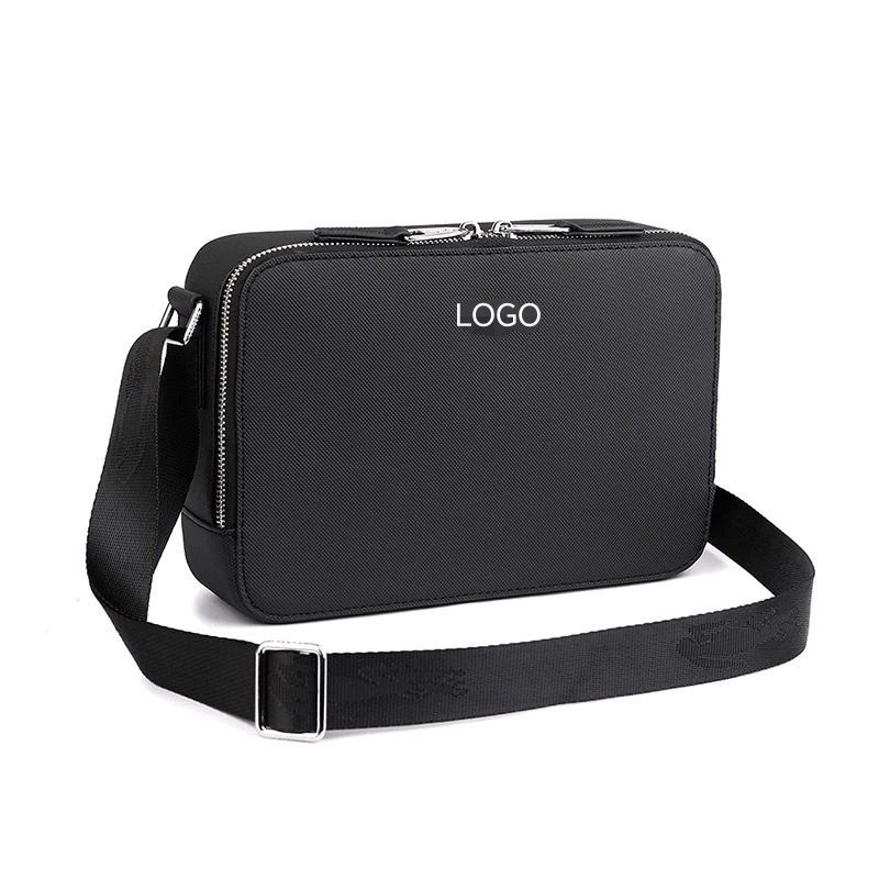 Black Crossbody Messenger Bag