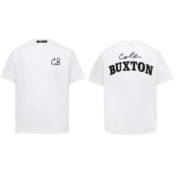Cole Buxton CB Logo T-Shirt White - 1