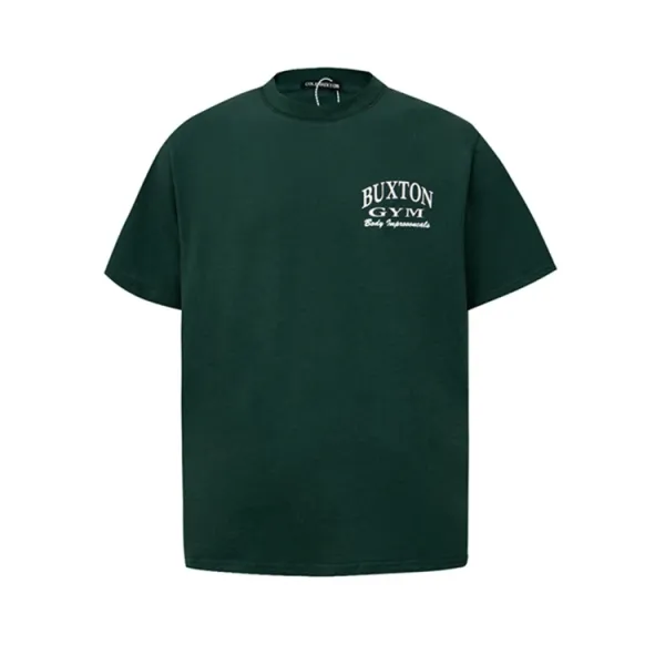 Cole Buxton Gym Arch Logo T-Shirt Forest Green - 1