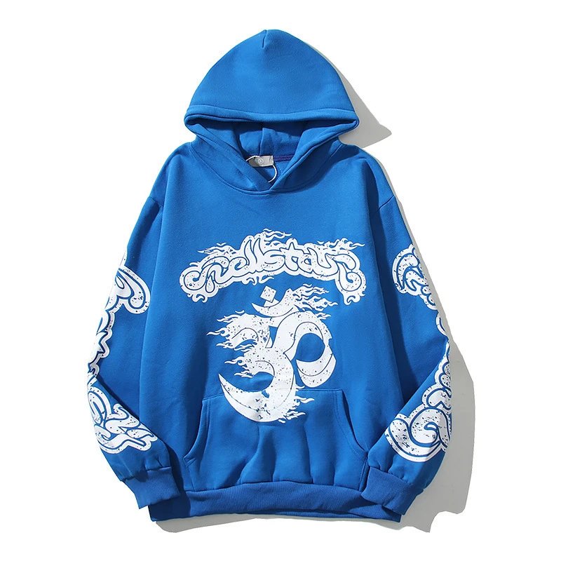 Hellstar Yoga Hoodie Blue