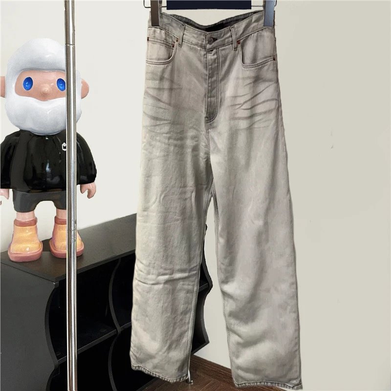 Balenciaga Baggy Jeans Light Grey