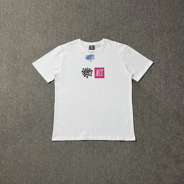 Design Graffiti Script Print Black T-Shirt - 10