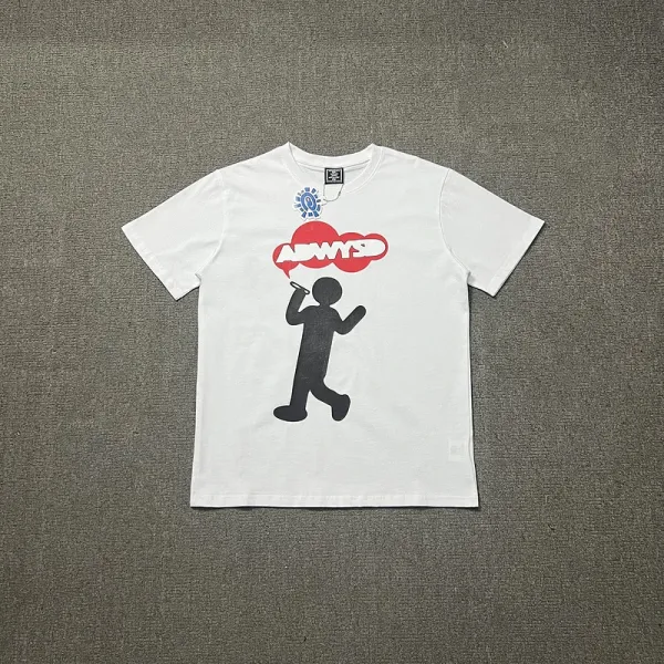 Design Graffiti Script Print Black T-Shirt - 18