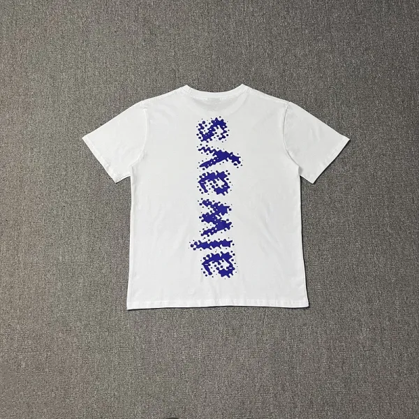Design Graffiti Script Print Black T-Shirt - 25
