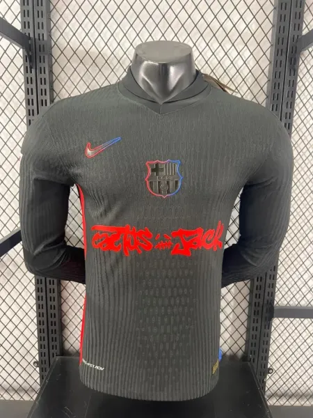 FC Barcelona x Casio x Nike Third Kit 2023-24 Gray Jersey - 1