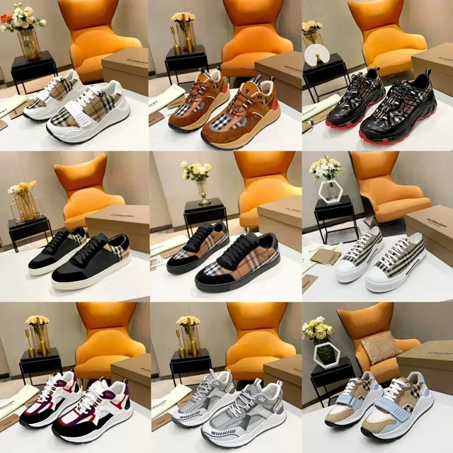 Burberry Sneakers Check-pattern product detail image 1