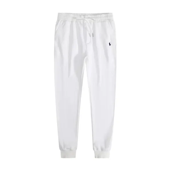 Polo Ralph Lauren Classic Fit Jogger White Sweatpants - 1