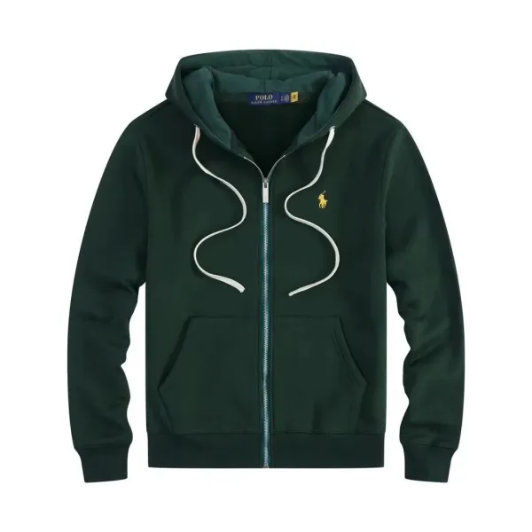 Polo Ralph Lauren Classic Fit Full-Zip Hoodie Forest Green - 1