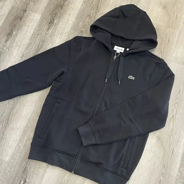 Lacoste Classic Full-Zip Hoodie Black - 1