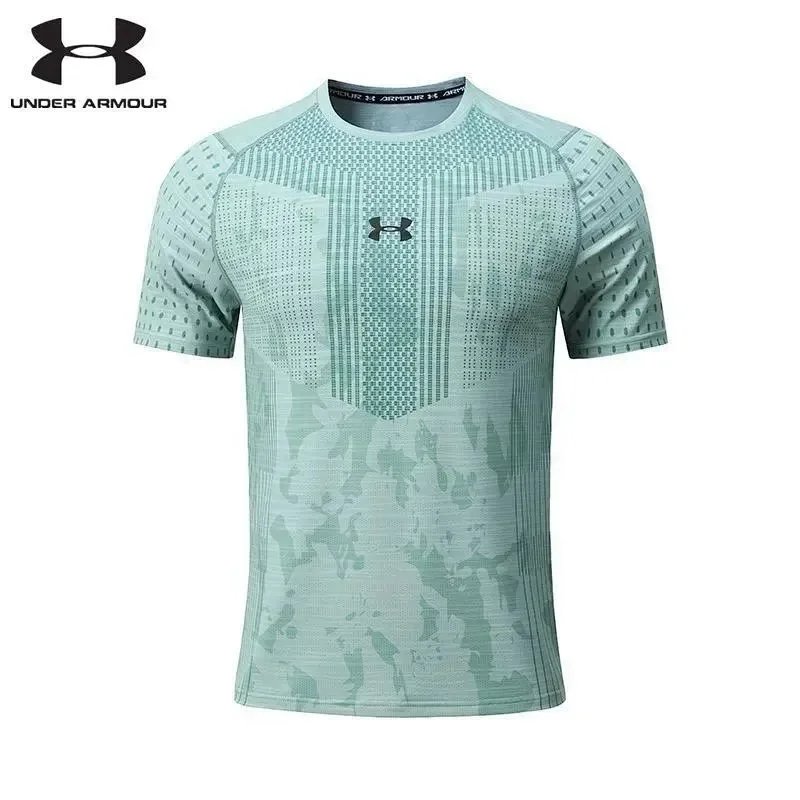 Under Armour Under Armour HeatGear Compression T-Shirt in Light Green Green