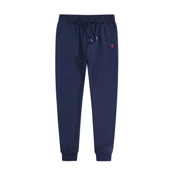 Ralph Lauren Polo Bear Logo Navy Sweatpants - 1