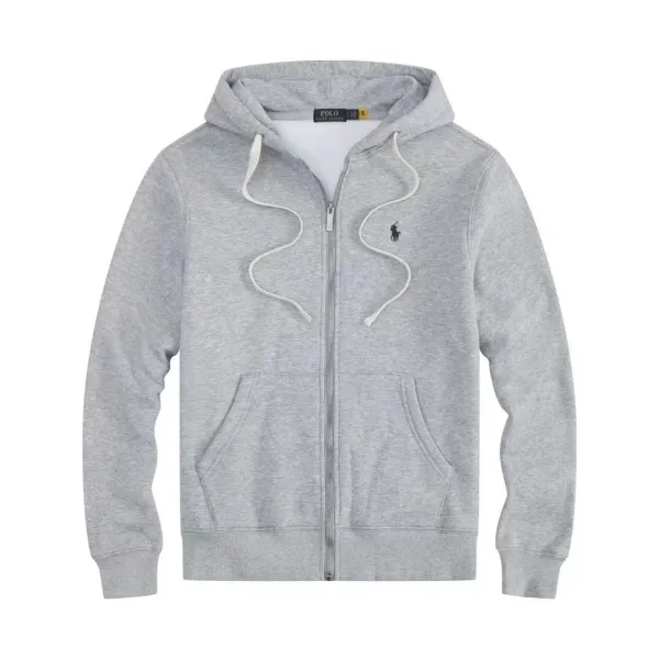 Polo Ralph Lauren Classic Full-Zip Hoodie Gray - 1