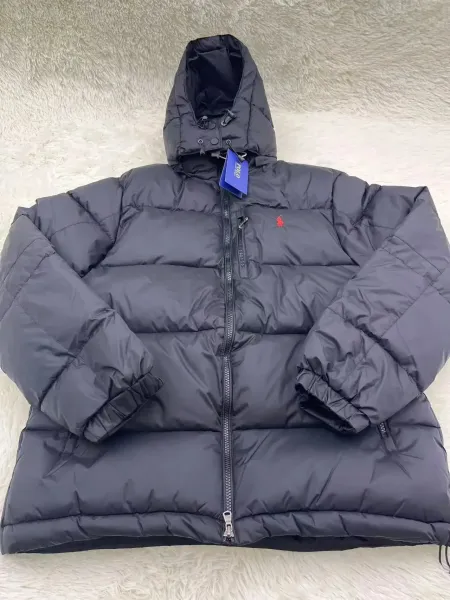 Polo Ralph Lauren Down Jacket Black Outerwear - 1