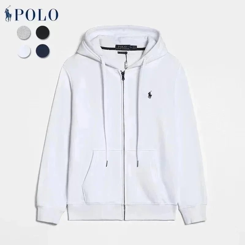 White Zip-Up