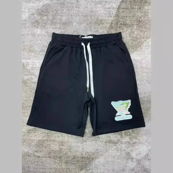 Saint Tears For The Peace Embroidered Shorts Black - 5