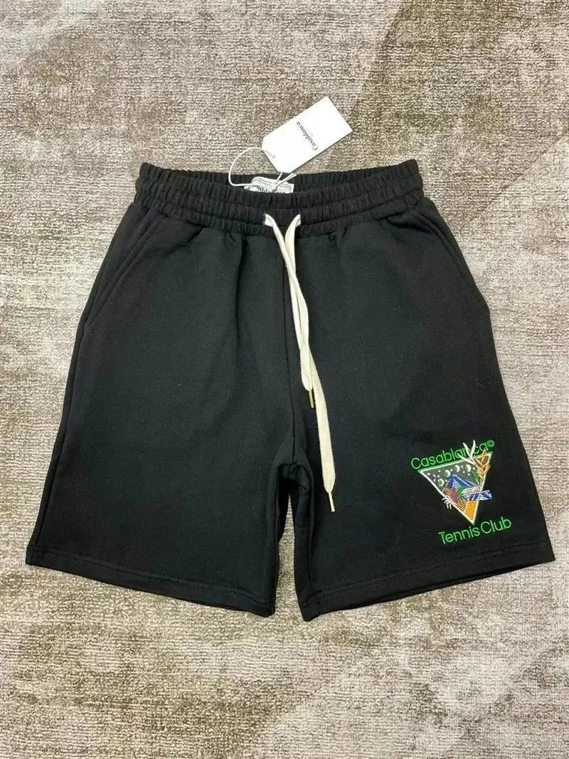 Casablanca Shorts Drawstring with graphic logo print — 8