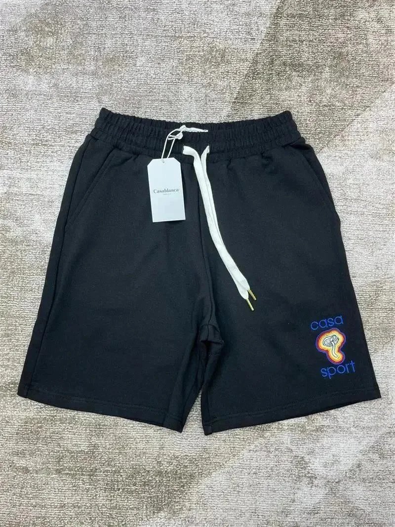 Casablanca Shorts Drawstring with graphic logo print — 14