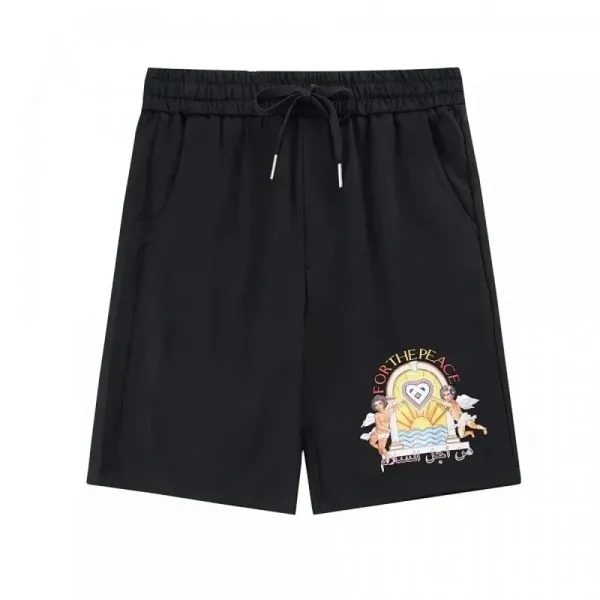 Saint Tears For The Peace Embroidered Shorts Black - 1