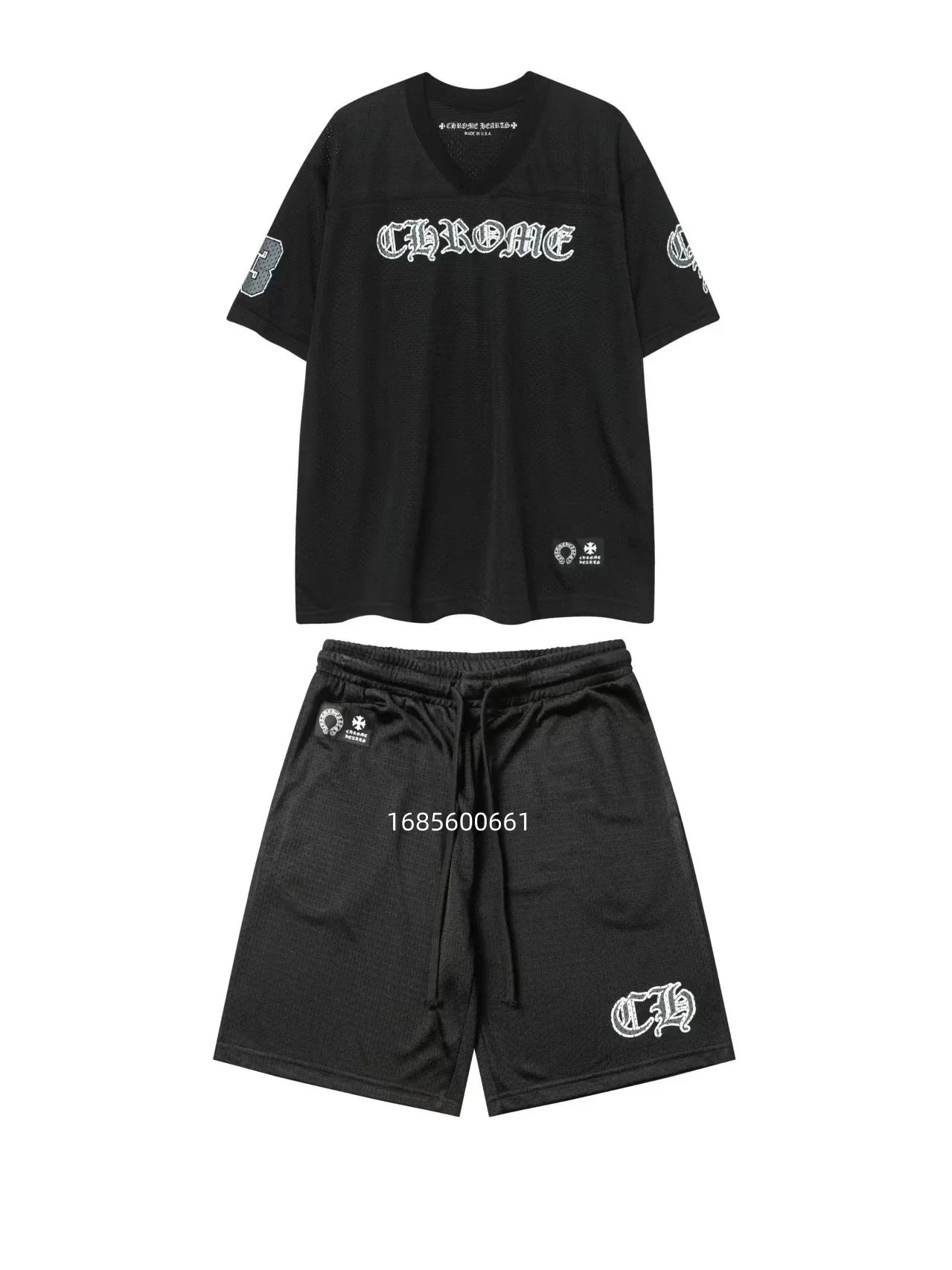 Chrome Hearts Mesh Jersey Set Blue Pink Red Black Green Sportswear
