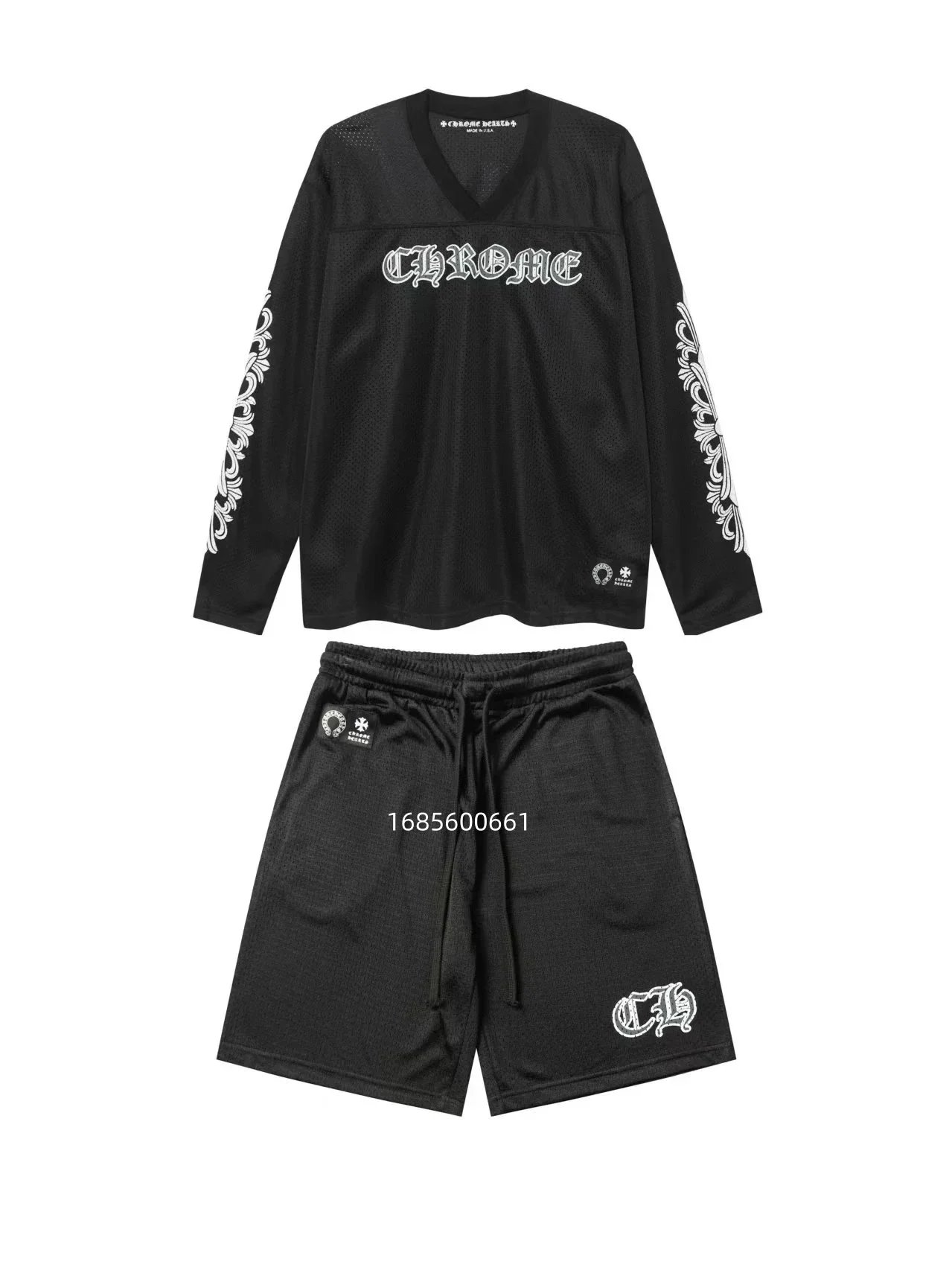 Chrome Hearts Mesh Jersey Set Blue Pink Red Black Green Sportswear