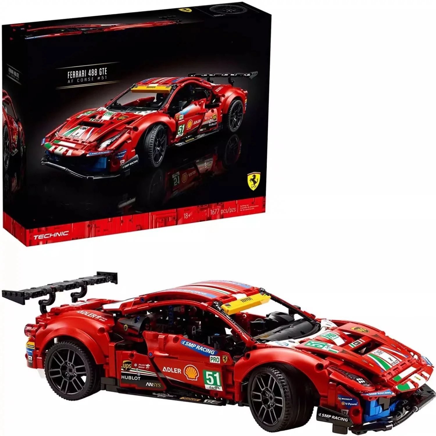 [High-Brick Version] Ferrari 488