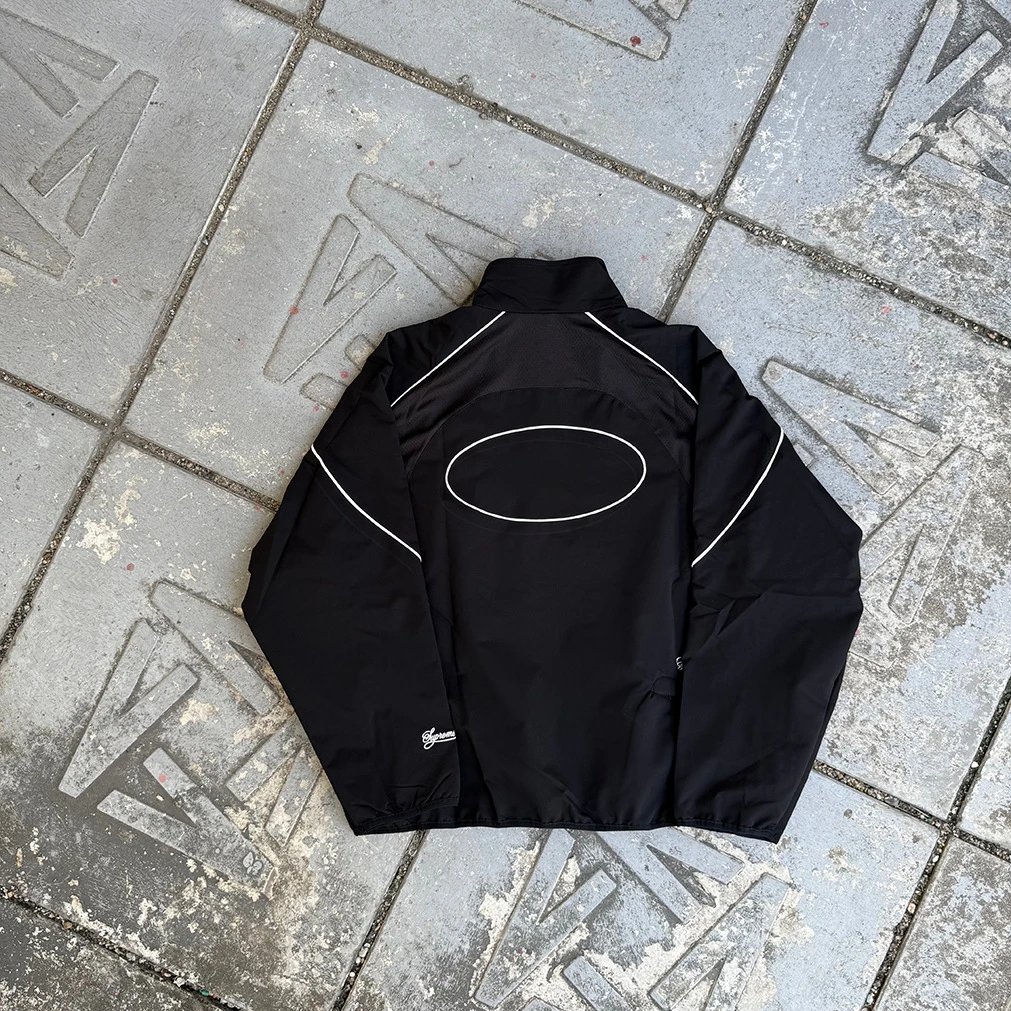 Supreme Hoodies & Sweatshirts Logo Hoodie with Contrast Stitching — Black/Collaboration Top