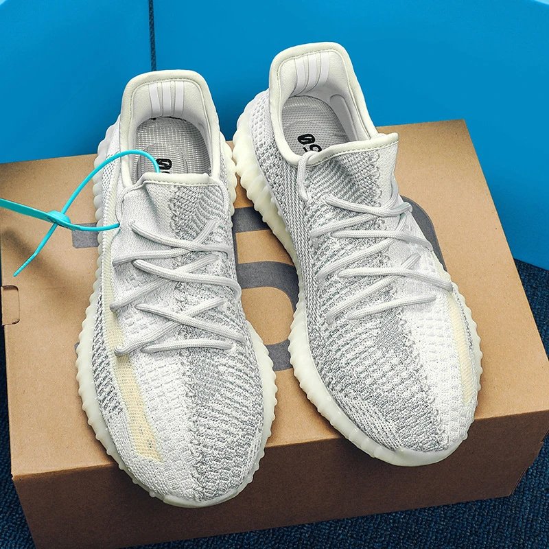 Unbranded Sneakers 350 Knit Lace-Up — Ice Blue Gypsophila [Pure Original**】