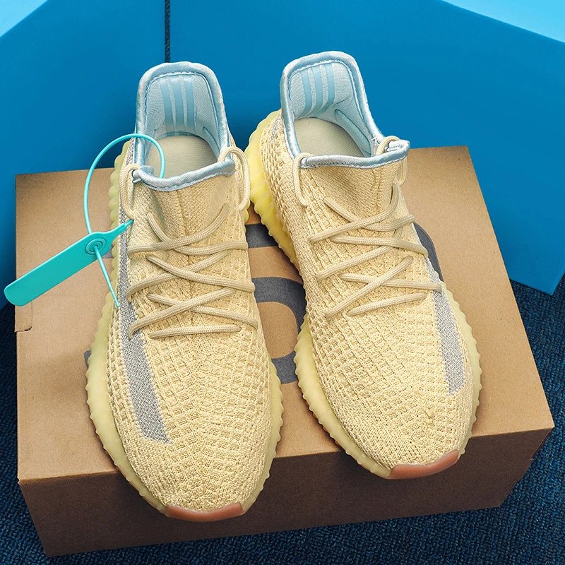 Unbranded Sneakers 350 Knit Lace-Up — Flax Meteor [Pure Original**】