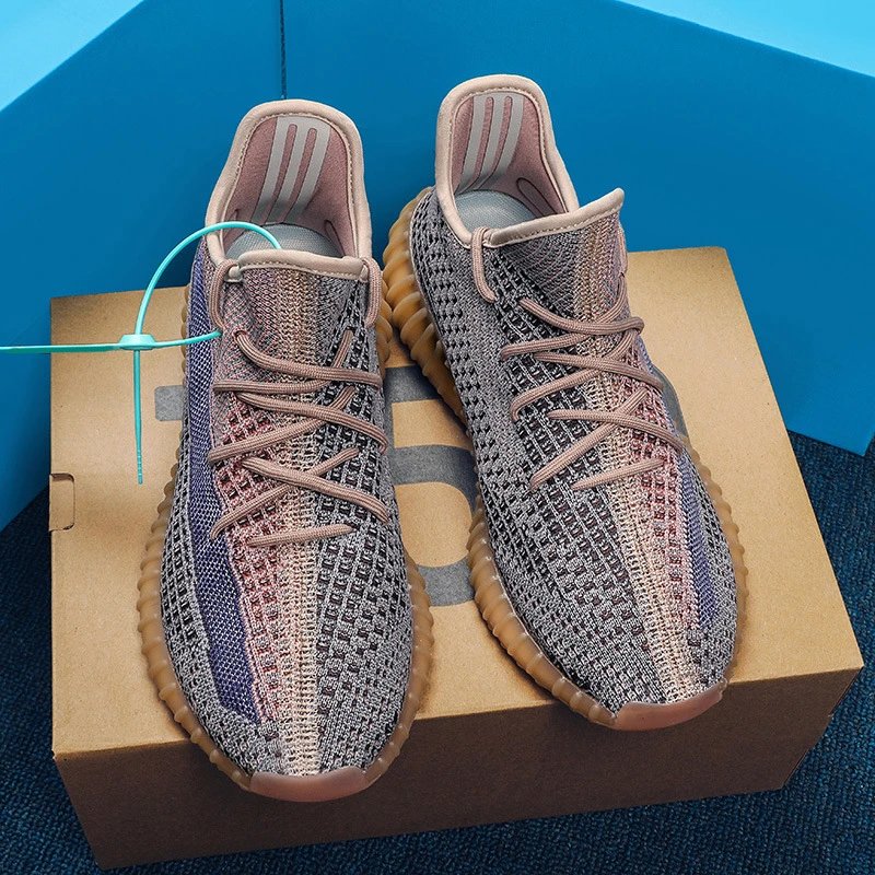 Unbranded Sneakers 350 Knit Lace-Up — Water wash blue brown [pure original**】