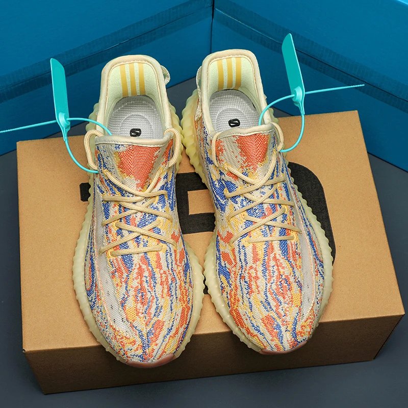 Unbranded Sneakers 350 Knit Lace-Up — Oat Yellow [Pure Original**】