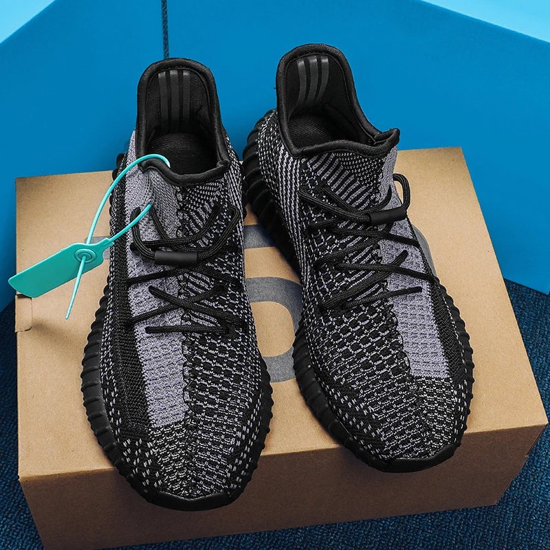 Unbranded Sneakers 350 Knit Lace-Up — Oreo [Pure Original**】