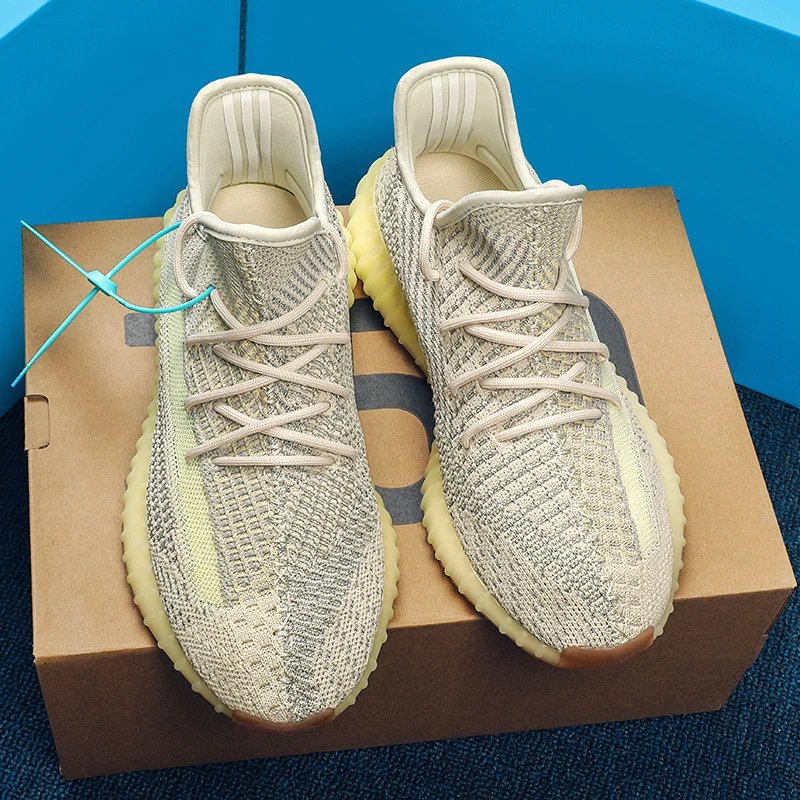 Unbranded Sneakers 350 Knit Lace-Up — White Swan All over the Sky [Pure Original**】