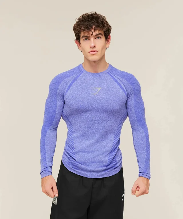 Gymshark Shirts Vital Seamless Long Sleeve T-Shirt product detail image 9