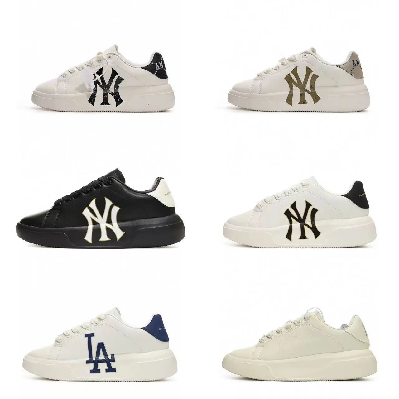 MLB Sneakers Platform lace-up with New York Yankees monogram image 5
