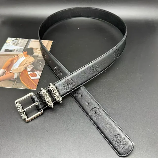 Unbranded Belts Embossed Cross Pattern with Ornamental Buckle product detail image 18